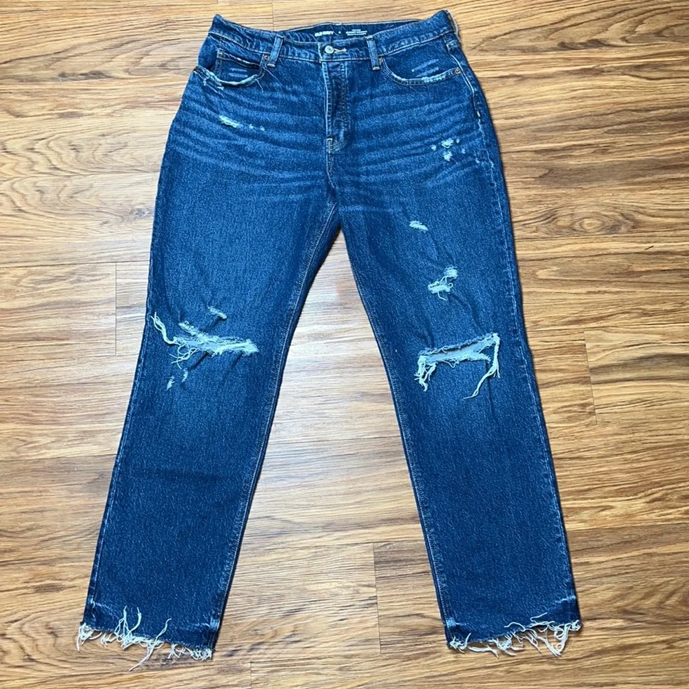 Old Navy High Rise Slouchy Straight size 8 Jeans - Picture 1 of 7